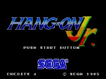 Hang-On Jr. screen shot title